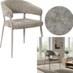 FAUTEUIL EMILIA TAUPE