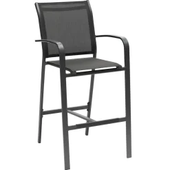 FAUTEUIL ESSENTIA DOSSIER HAUT ANTHRACITE GRAPHITE