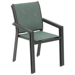 FAUTEUIL ESSENTIA OLIVE GRAPHITE