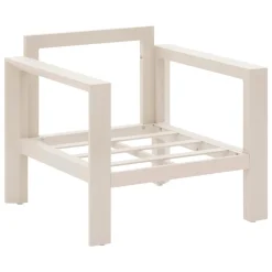 FAUTEUIL EVASION ALUMINIUM ARGILE