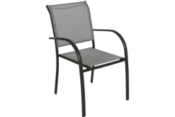 FAUTEUIL PIAZZA GALET GRAPHITE