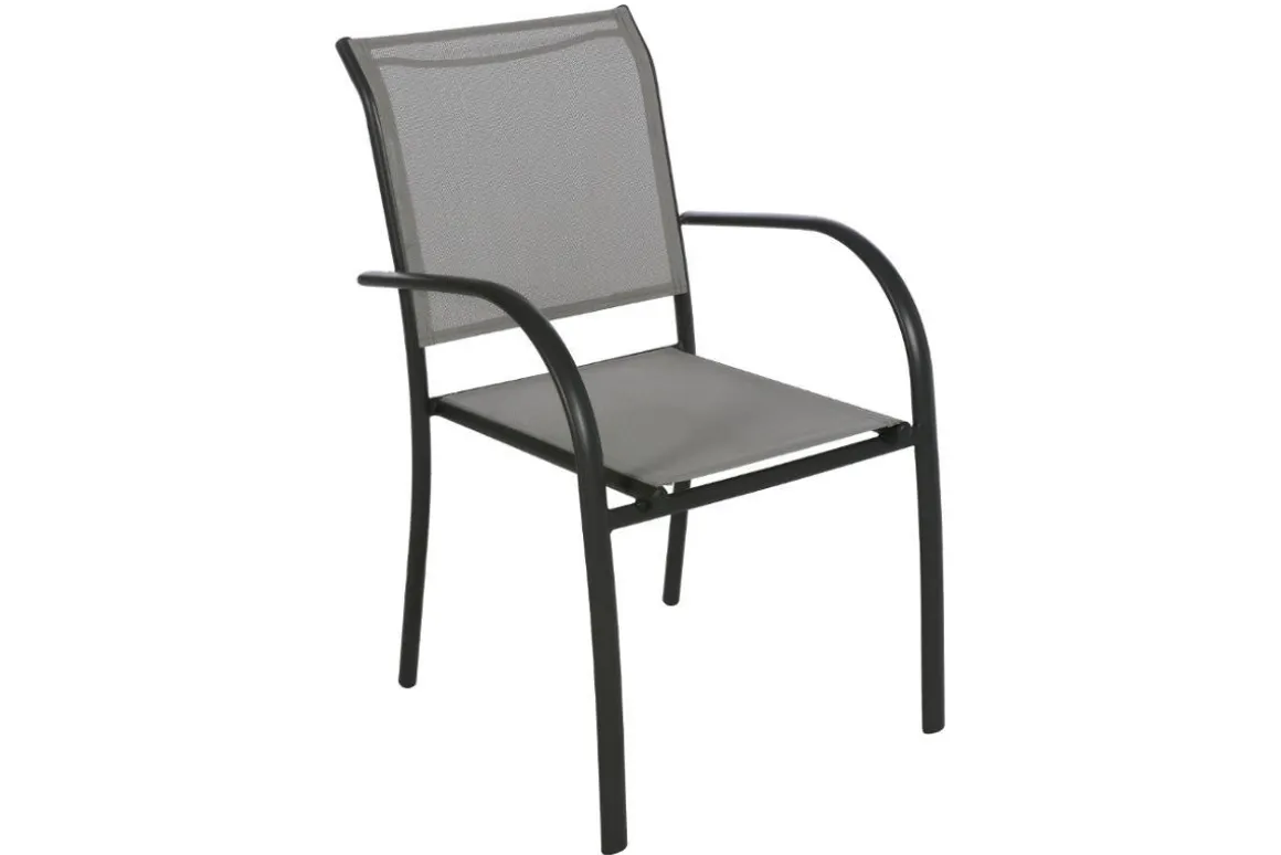 FAUTEUIL PIAZZA GALET GRAPHITE