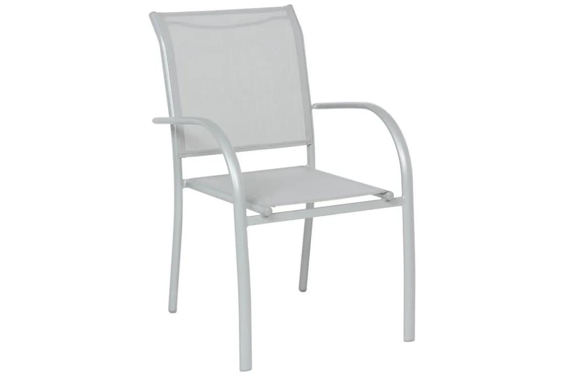 FAUTEUIL PIAZZA GALET SILVER MAT