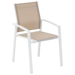 FAUTEUIL REPAS AXIOME LIN BLANC