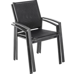 FAUTEUIL REPAS AXIOME POIVRE GRAPHITE