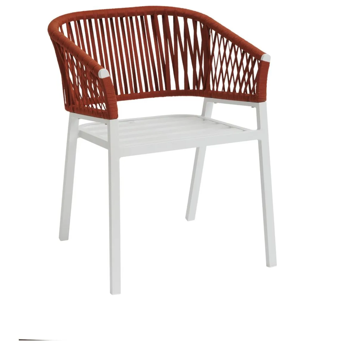 FAUTEUIL REPAS ORIENGO BRIQUE BLANC
