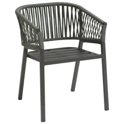 FAUTEUIL REPAS ORIENGO OLIVE GRAPHITE