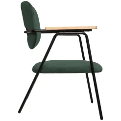 FAUTEUIL VELOURS VERT DYER
