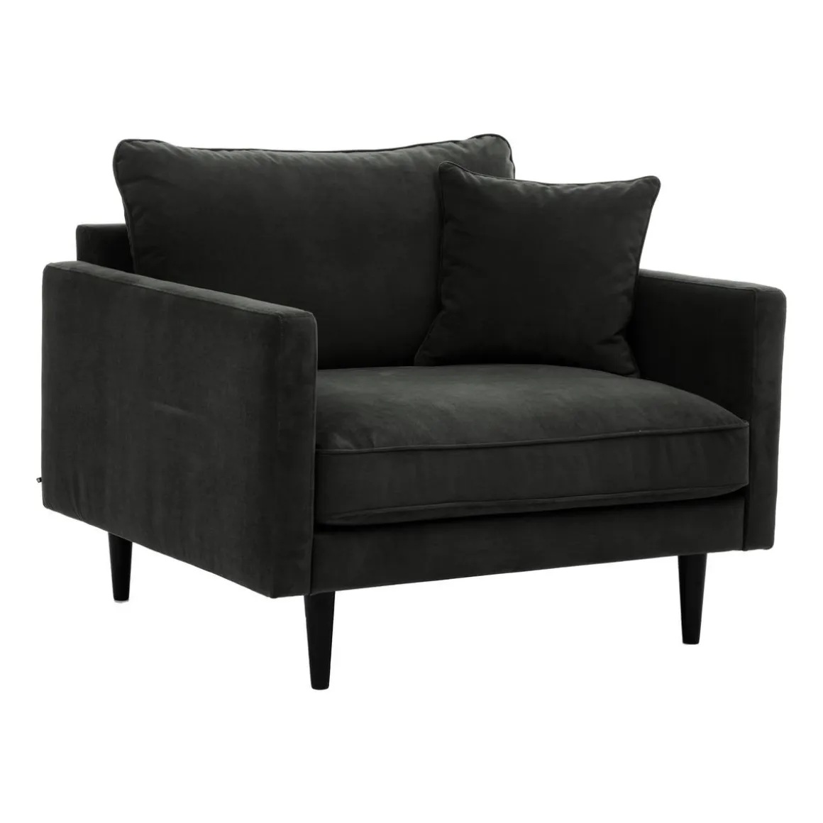FAUTEUIL XL VELOURS CANDICE KAKI
