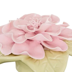 FLEUR DECO CERAMIQUE FLEUR DE ROSE H.7CM