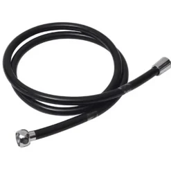 FLEXIBLE DE DOUCHE PVC 200CM NOIR