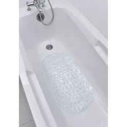 FOND DE BAIGNOIRE PVC 69X36 CM BULLES TRANSPARENT