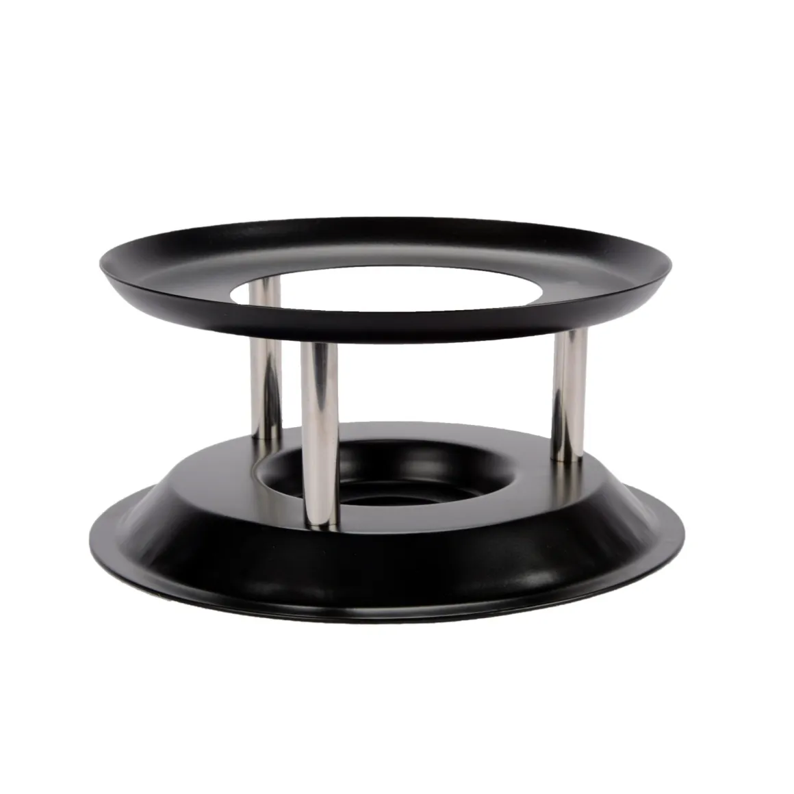 FONDUE POT FONTE EMAILLE AVEC 6 FOURCHETTES