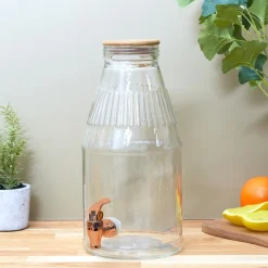 FONTAINE AVEC COUVERCLE EN BOIS 3.8L