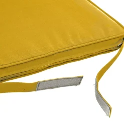 GALETTE CHAISE SCRATCH KORAI 40X40CM MOUTARDE