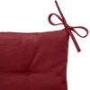 GALETTE CHAISE 40X40CM 4 POINTS KORAI BORDEAUX