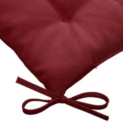 GALETTE CHAISE 40X40CM 4 POINTS KORAI BORDEAUX