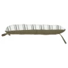 GALETTE DE CHAISE RAYEE GROOVE VERT 38X38CM