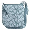4 GALETTES 38X38CM MICROFIBRE IMPRIMEE DIVANY EMERAUDE