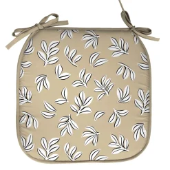 GALETTE X4 PCS 38X38X1.8CM MICRO IMPRIMEE MINDY NATUREL