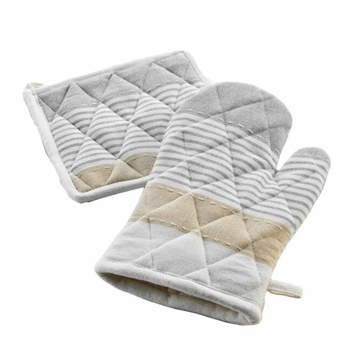 GANT ET MANIQUE COTON POLYESTER TISSE TEINT ILIADE