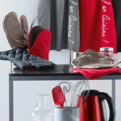 GANT 30X18CM COTON SILICONE CUISTOT NOIR