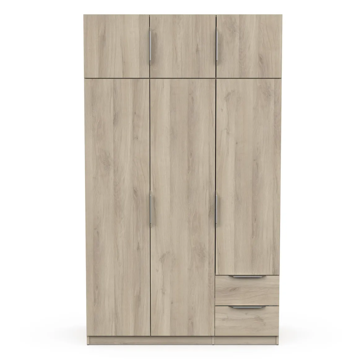 GHOST ARMOIRE 6 PORTES 2 TIROIRS CHENE