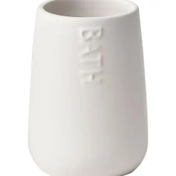 GOBELET DOLOMITE ROND BATH BLANC