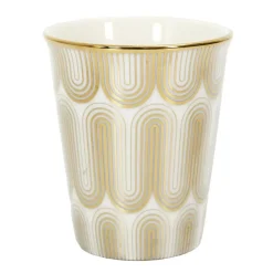 GOBELET EXPRESSO DESIGN GOLD 10CL
