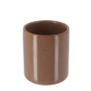 GOBELET GRES LAQUE CARAMEL