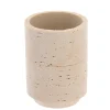 GOBELET POLYRESINE FACON TRAVERTIN 300ML TRAVERTIN