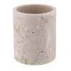 GOBELET POLYRESINE FACON TRAVERTIN NATUREL