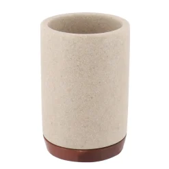GOBELET POLYRESINE NATUREL ACACIA