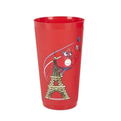 GOBELET REUTILISABLE MASCOTTE TRILOGIE 65CL