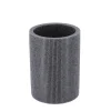 GOBELET STRIE POLYRESINE GRIS