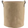 GRANDE PANIERE A LINGE RONDE EN JUTE D.42X48CM NATUREL