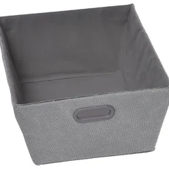 GRANDE PANIERE DRESSING EVASEE EN POLYESTER AVEC UNE POIGNEE