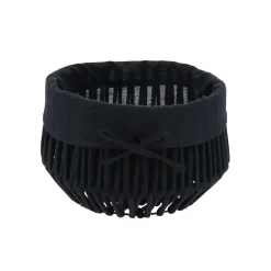 GRANDE PANIERE FACON CORDE NOIR