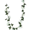 GUIRLANDE DE ROSES H150CM BLANC