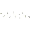 GUIRLANDE 10 FIOLES VERRE REMPLIES FLEURS BLANCHES