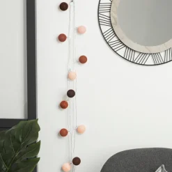 GUIRLANDE LED PILE 16 BOULES DUNE D.3.5CM