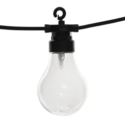 GUIRLANDE LED SOLAIRE 10 AMPOULES L.5M TRANSPARENT