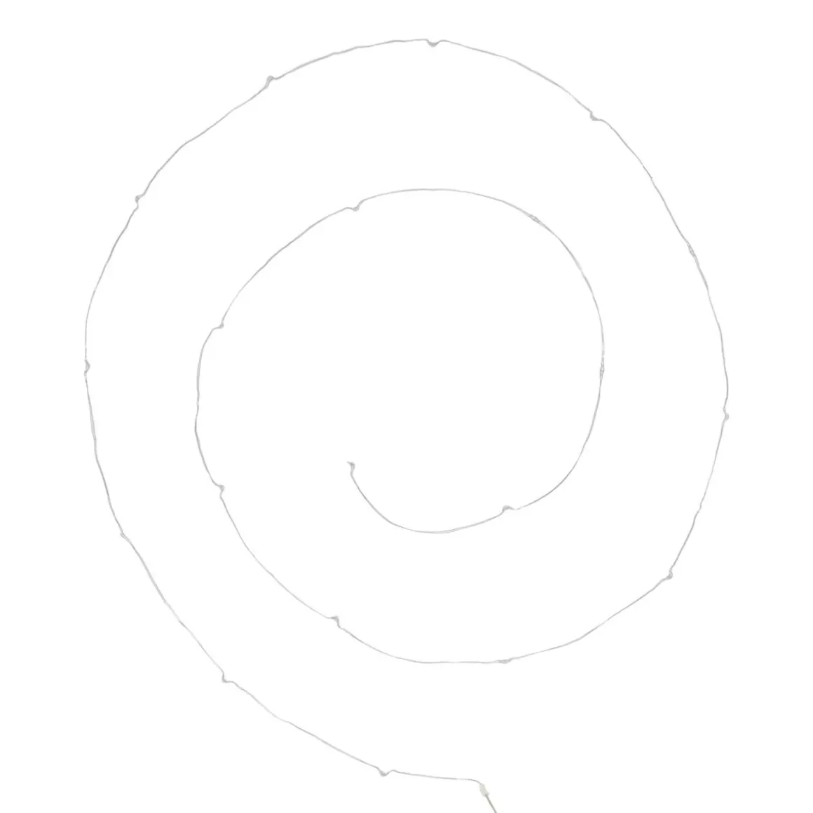 GUIRLANDE 20 MICRO LED ARGENT BLANC CHAUD L.190CM