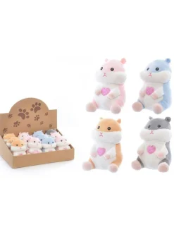 HAMSTER COEUR 14CM