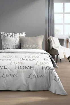 HOMELOVE HOUSSE DE COUETTE 240X220CM 2 TAIES 63X63CM
