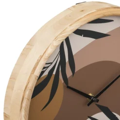 HORLOGE BOIS NILA D.30CM
