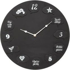HORLOGE BULLE MAEVA D.35CM