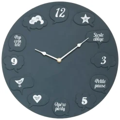 HORLOGE BULLE MAEVA D.35CM