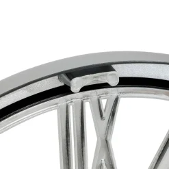 HORLOGE MECANIQUE CHROME RICKY D.40CM