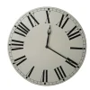 HORLOGE METAL CHIFFRE ROMAIN D.34CM